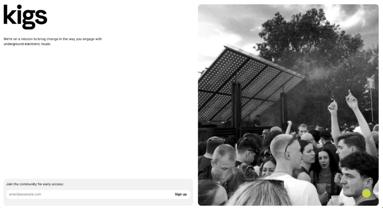 Kigs - Plateforme communautaire de musique électronique underground