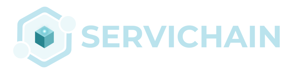 Logo Servichain - Entreprise de solutions blockchain pour l'inclusion financière